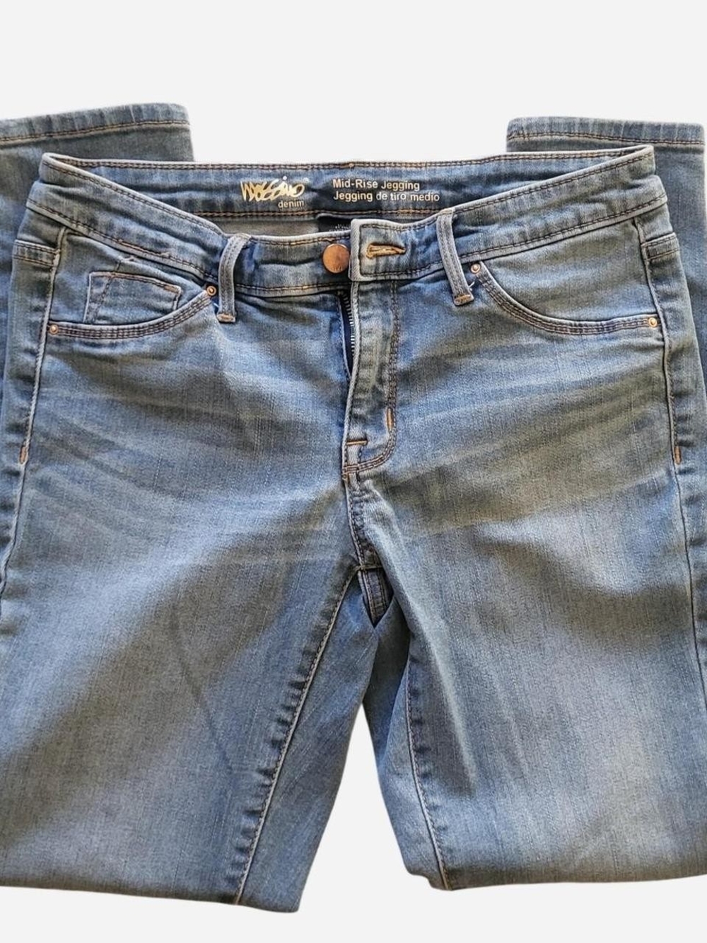 Mossimo Supply Co. Light Blue Mid-Rise Jeggings